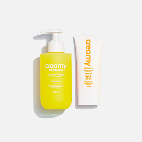 Duo Limpador Glicerinado + Protetor Solar