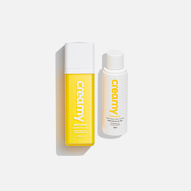 DUO SÉRUM FACIAL ÁCIDO LÁTICO + REFIL 30G