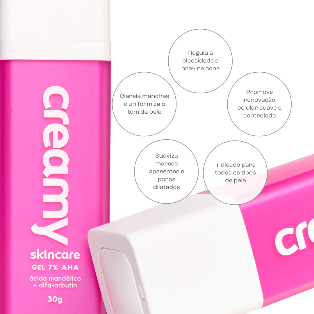 Gel Clareador Antiacne - Ácido Mandélico