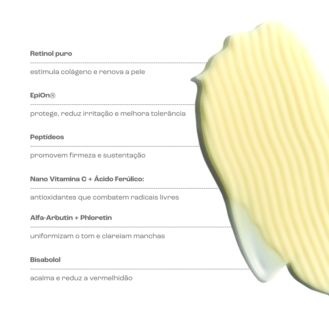 Retinol - Creme Corretivo Anti sinais