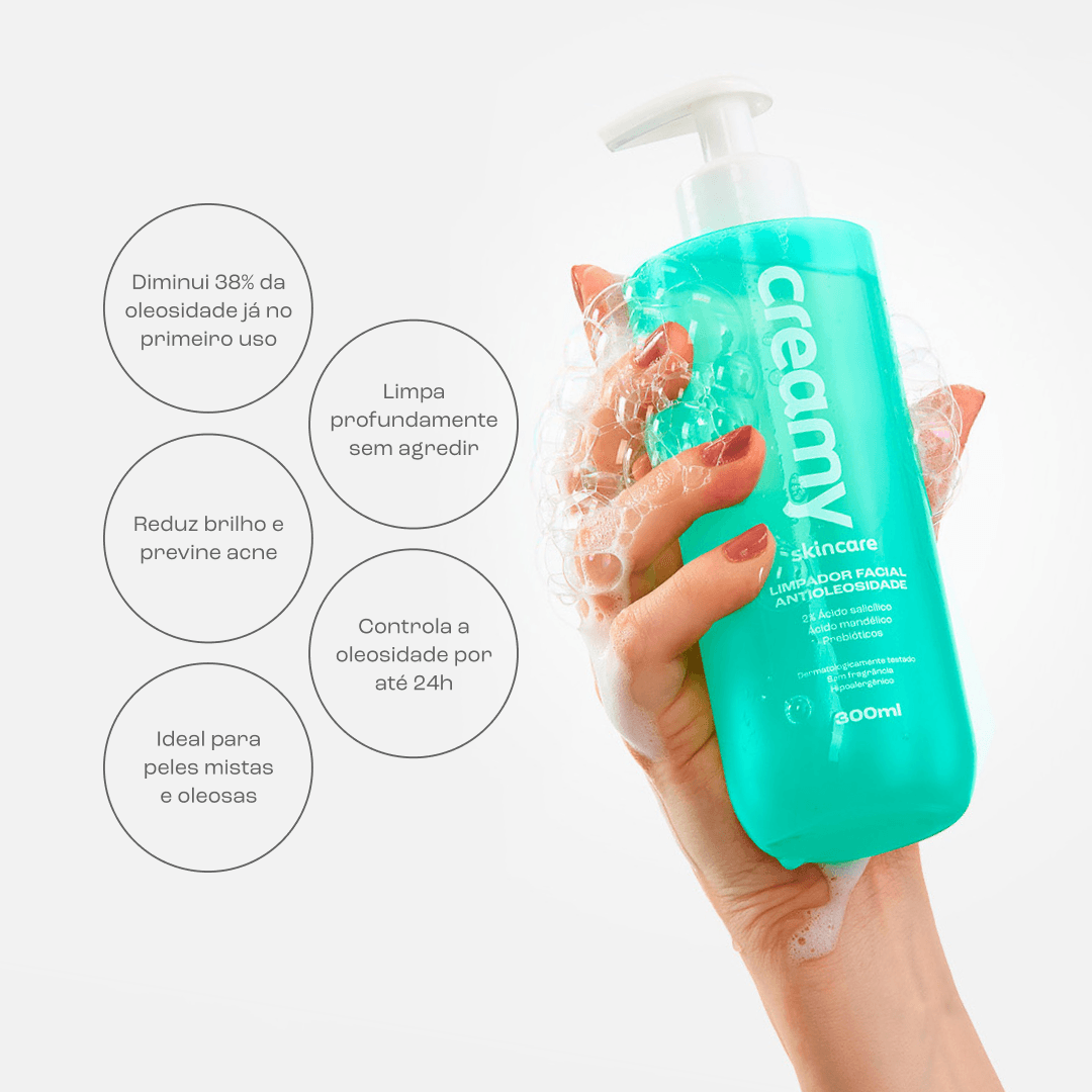 Limpador Facial Antioleosidade 300ml